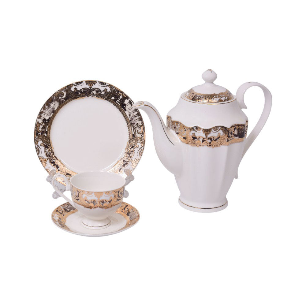 TEA SET 24PC ROYAL BISTRO IR YS24037