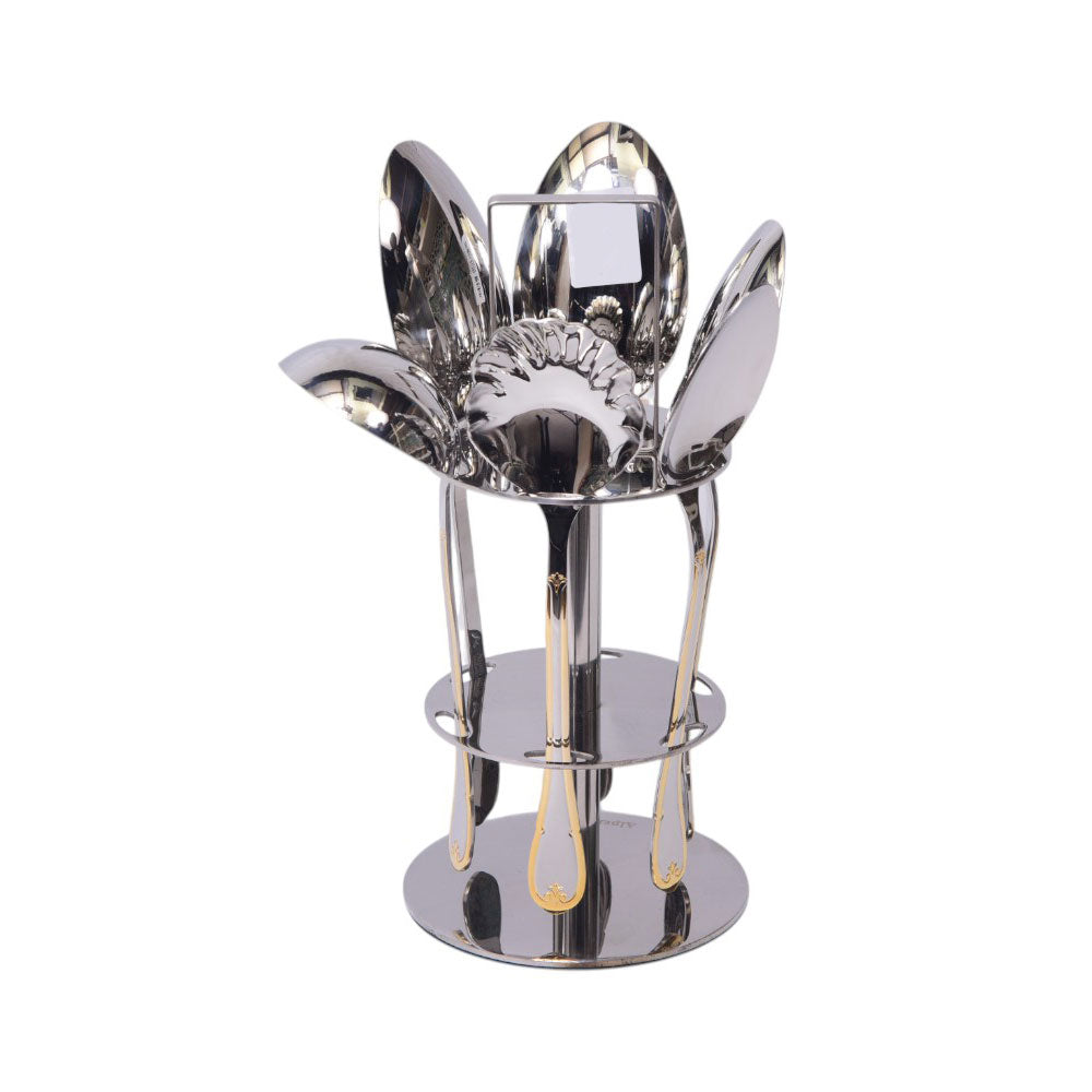 KITCHEN SPOON SET 7PC ALPEN BERG KK166