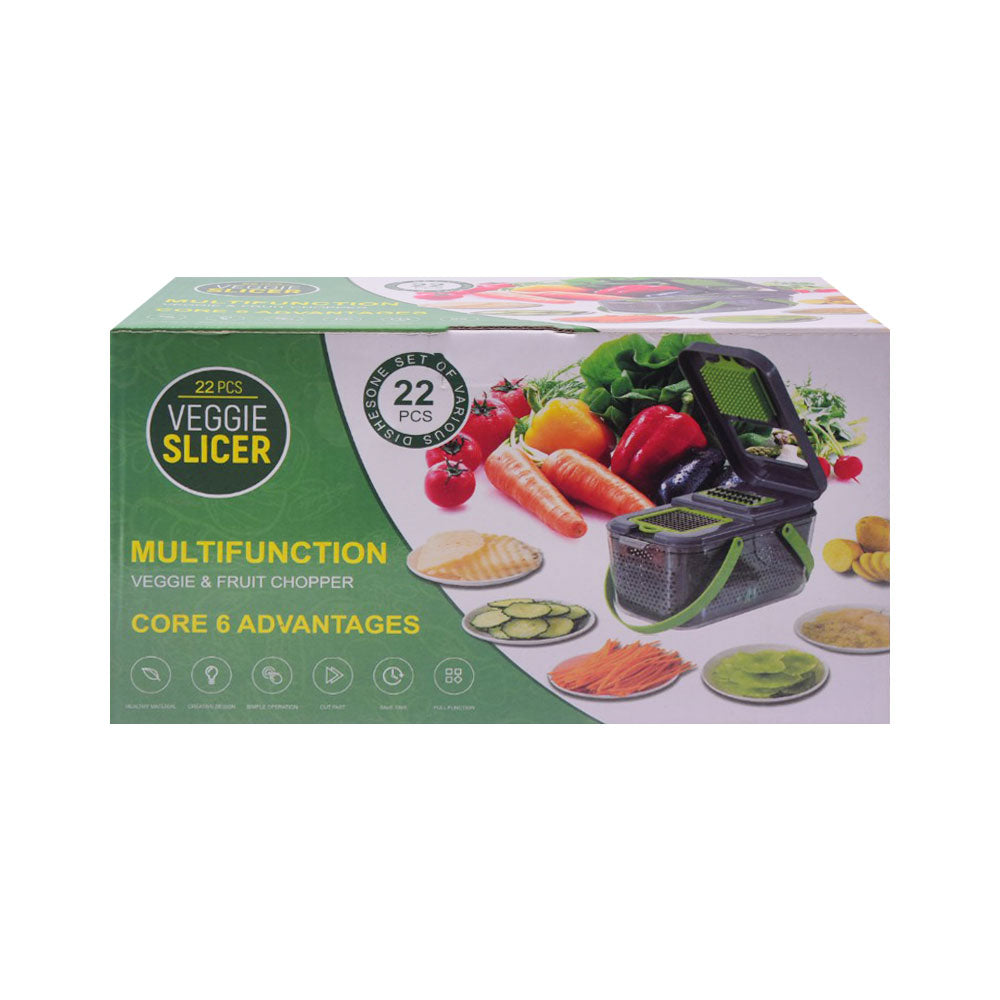VEGETABLE SLICER SET 22PC MULTIFUNCTIONAL IR M4676