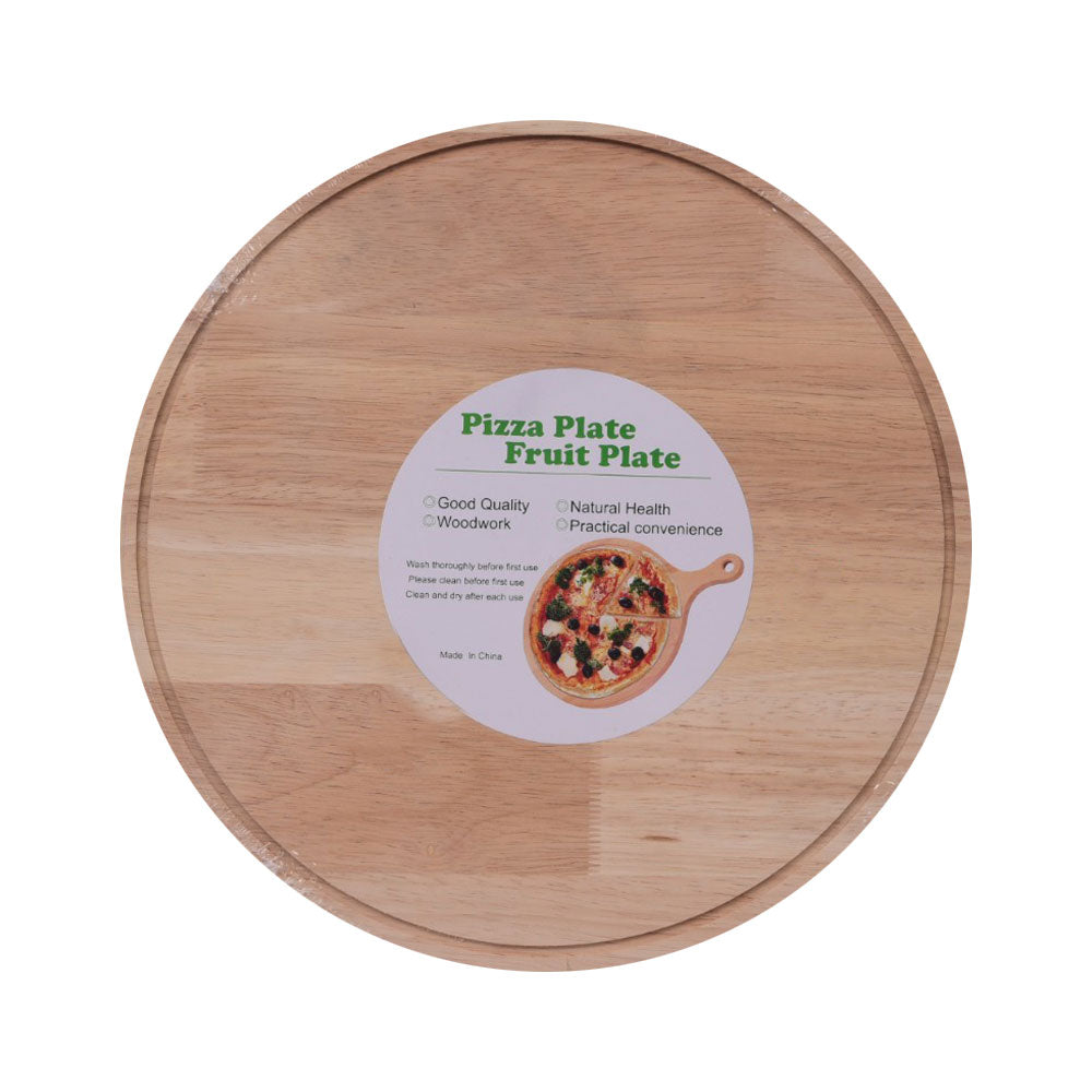 PIZZA SERVING TRAY WOODEN IR K1448