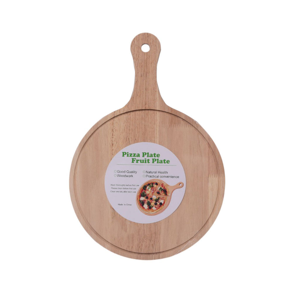 PIZZA SERVING TRAY WOODEN IR K6380