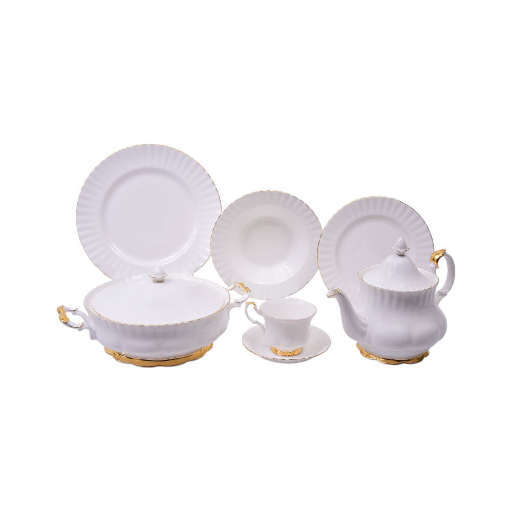 DINNER SET 122PC ROYAL ALBERT VALDOR