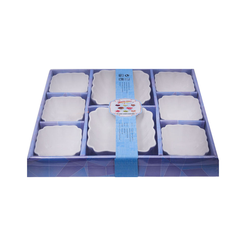 BOWL SET 8PC PORCELAIN IR J10-7