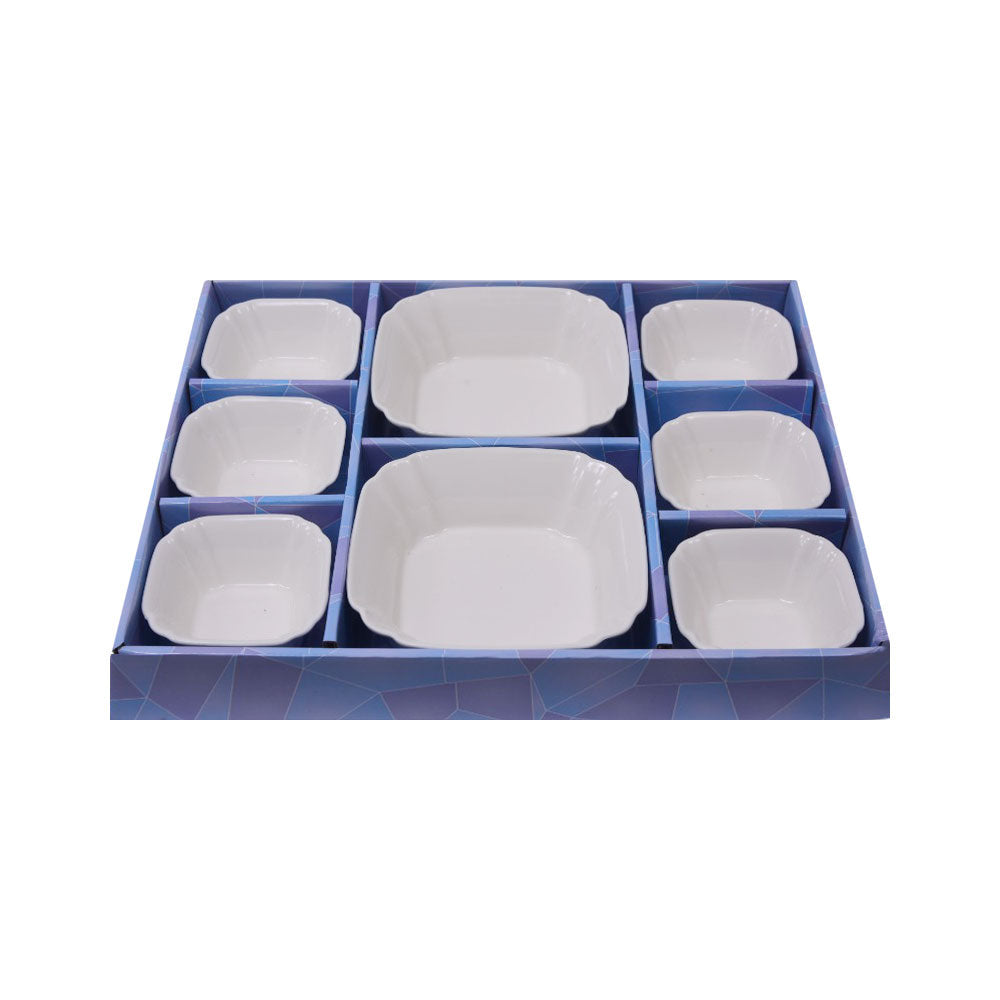 BOWL SET 8PC PORCELAIN IR J10-10