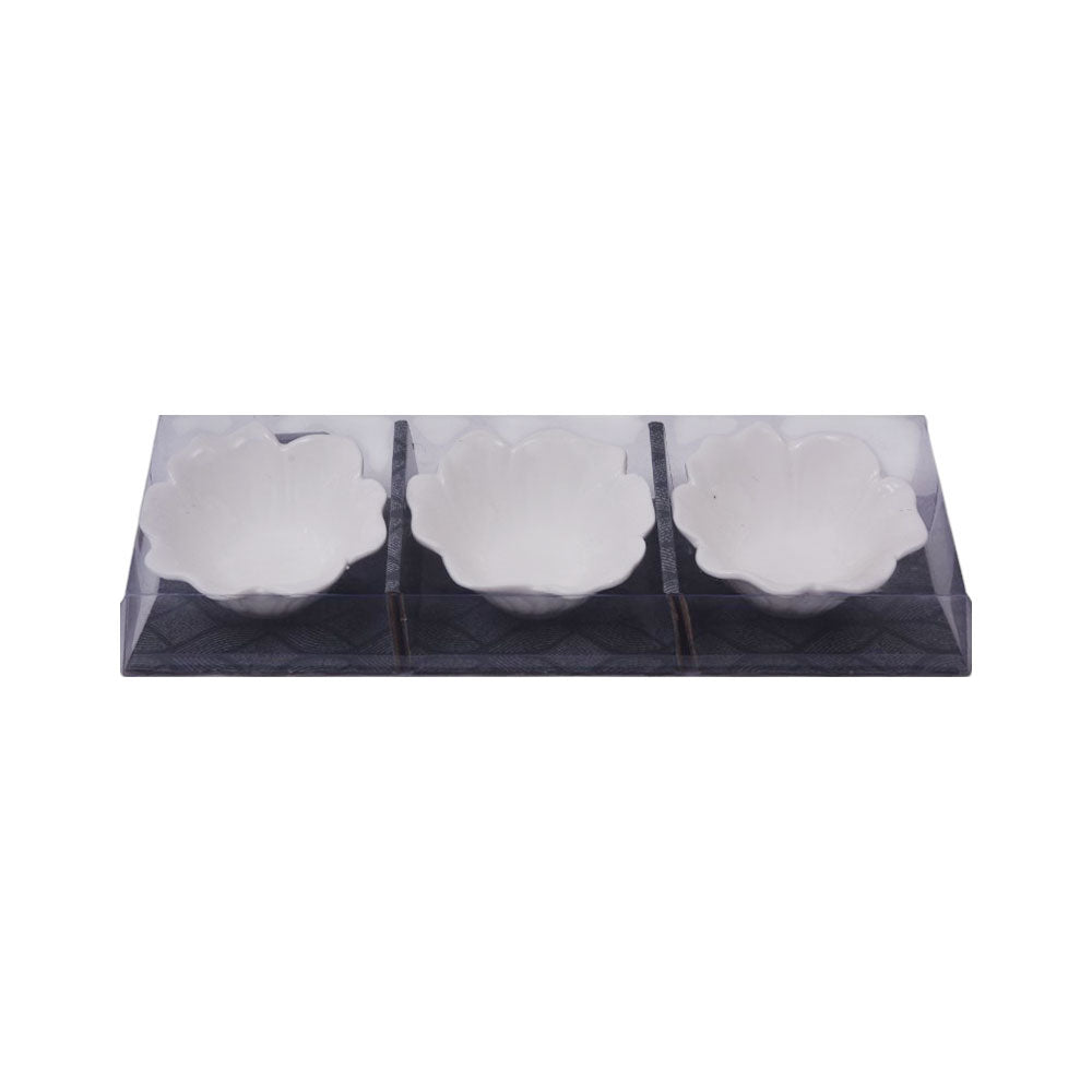 BOWL SAUCE SET 3PC PORCELAIN IR J12-2