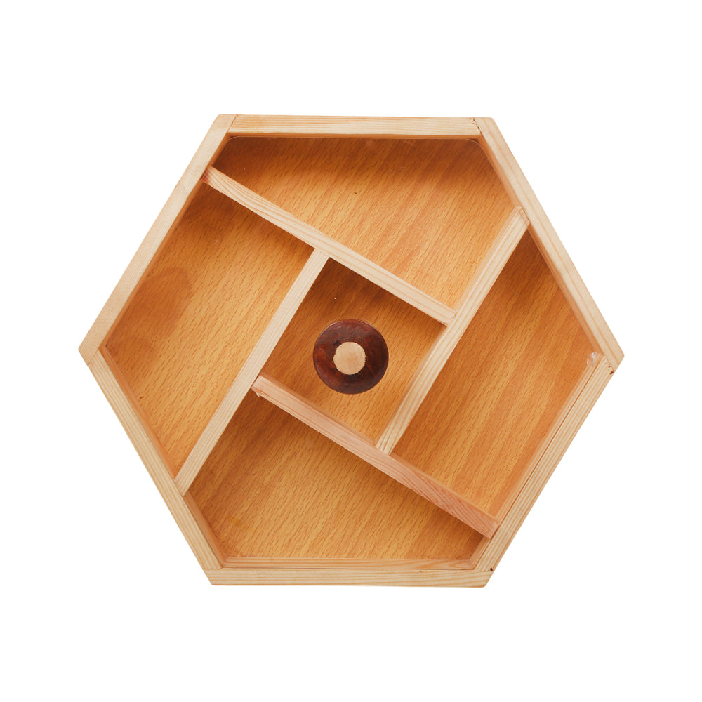 DISH DRY FRUIT WOODEN K14