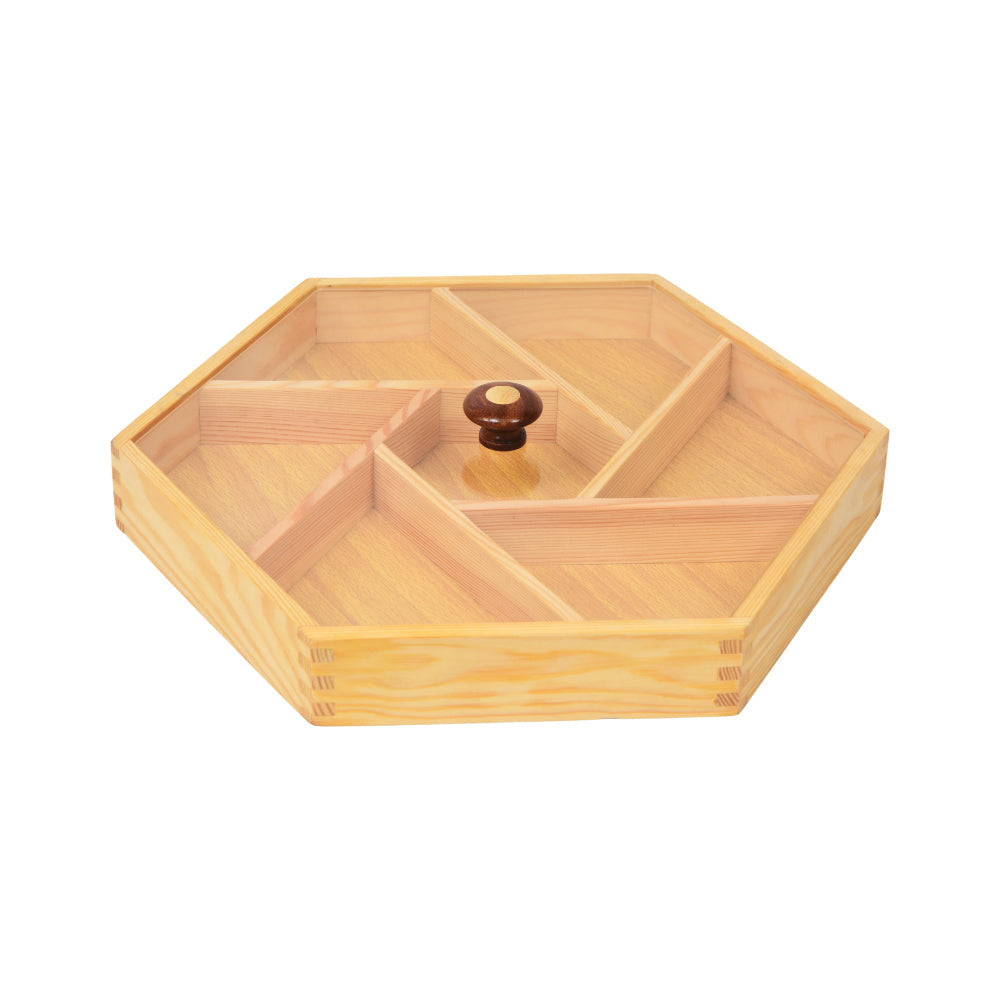 DISH DRY FRUIT WOODEN K07