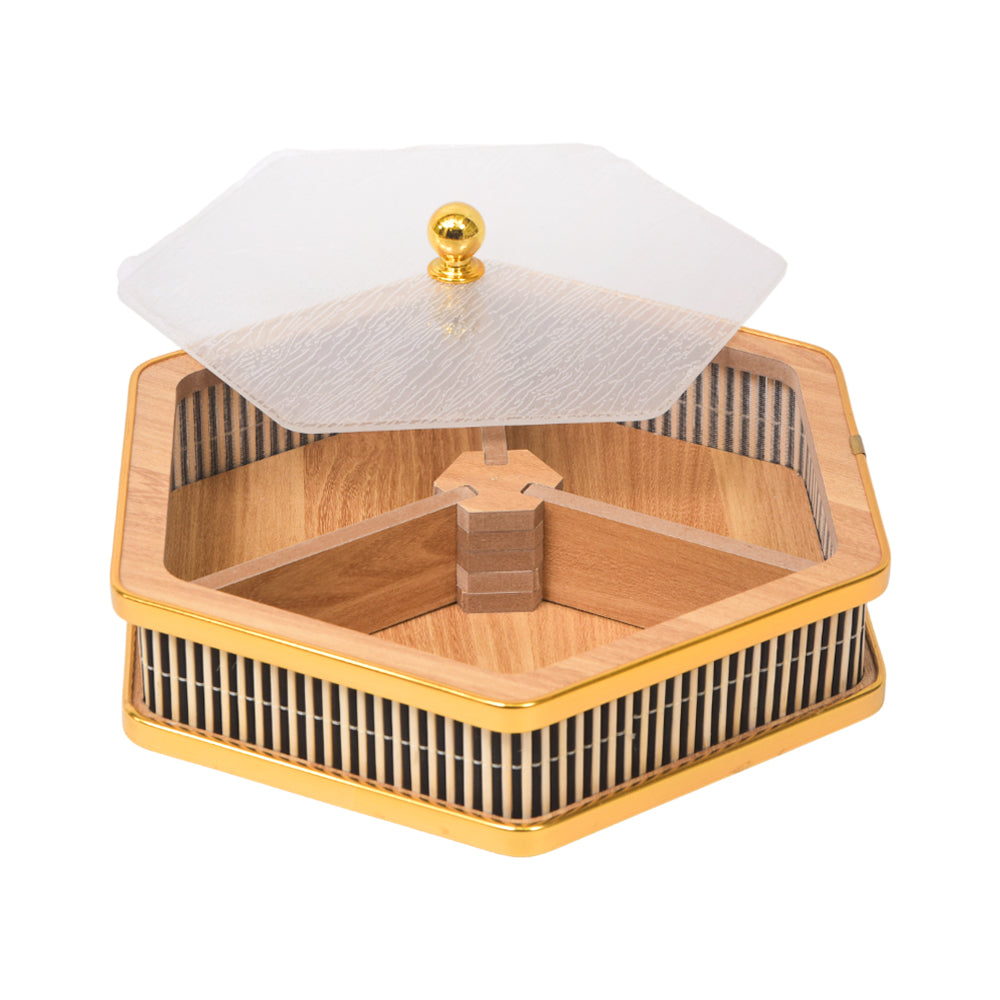 DISH DRY FRUIT WOODEN IR P11