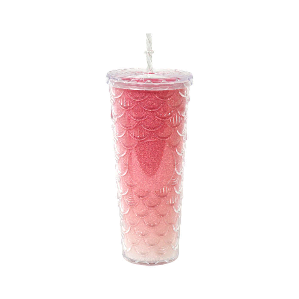 MUG WITH STRAW ACRYLIC 720 ML IR ZSB-020666