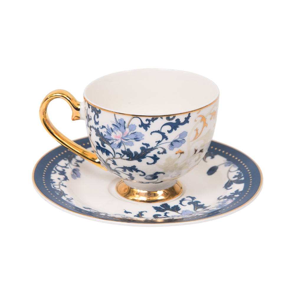 CUP & SAUCER SET 6PC MORE & MORE DS20A519