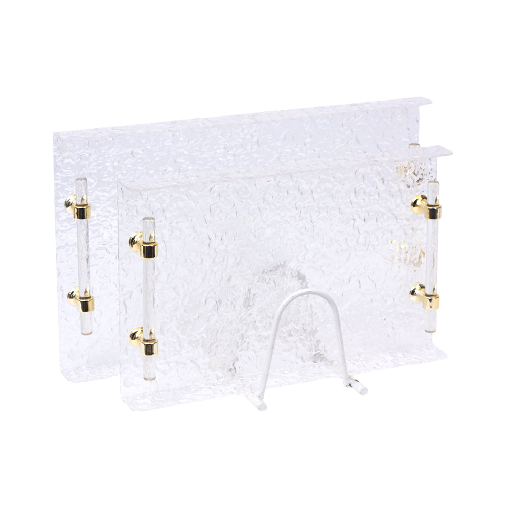 TRAY SET 2PC ACRYLIC IR SHS-A100-1/G