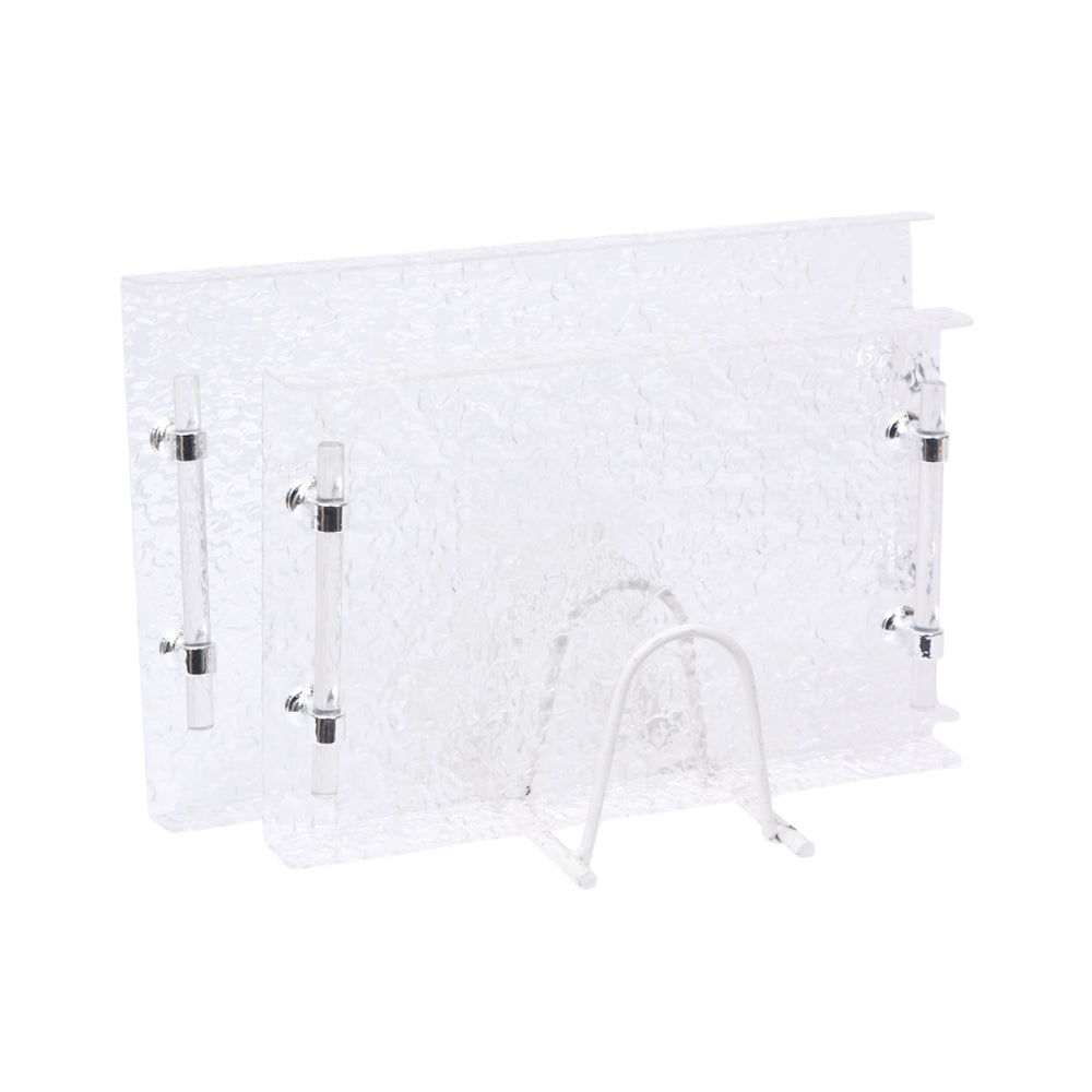TRAY SET 2PC ACRYLIC IR SHS-A100/S