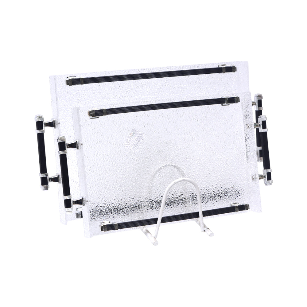 TRAY SET 2PC ACRYLIC IR YZ246