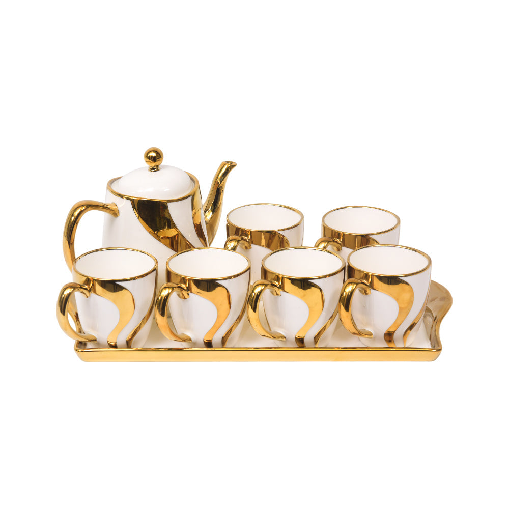 COFFEE SET 9PC CERAMIC SHINE COLLECTION SL378G-8/S