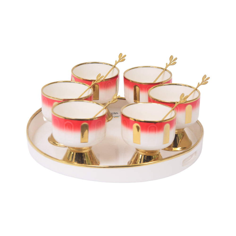 ICE CREAM CUP SET 13PC SHINE COLLECTION IC01-13S