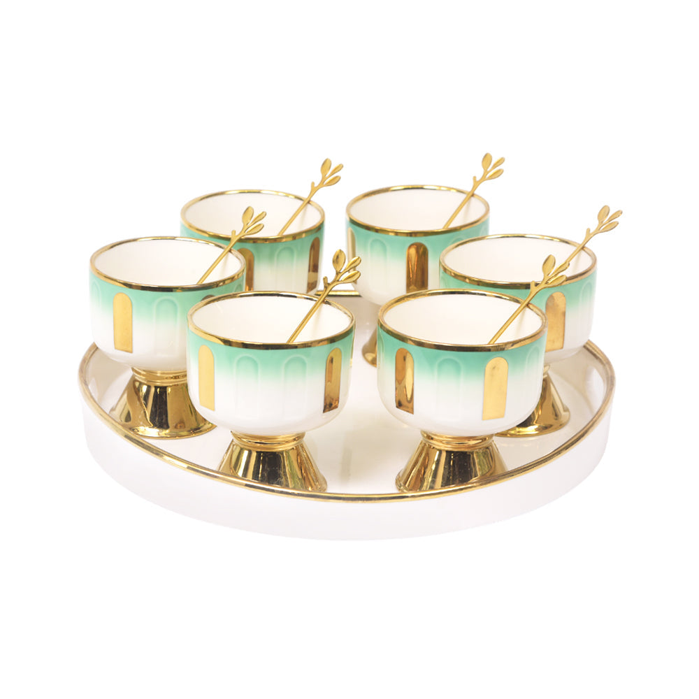 ICE CREAM CUP SET 13PC SHINE COLLECTION IC02-13S