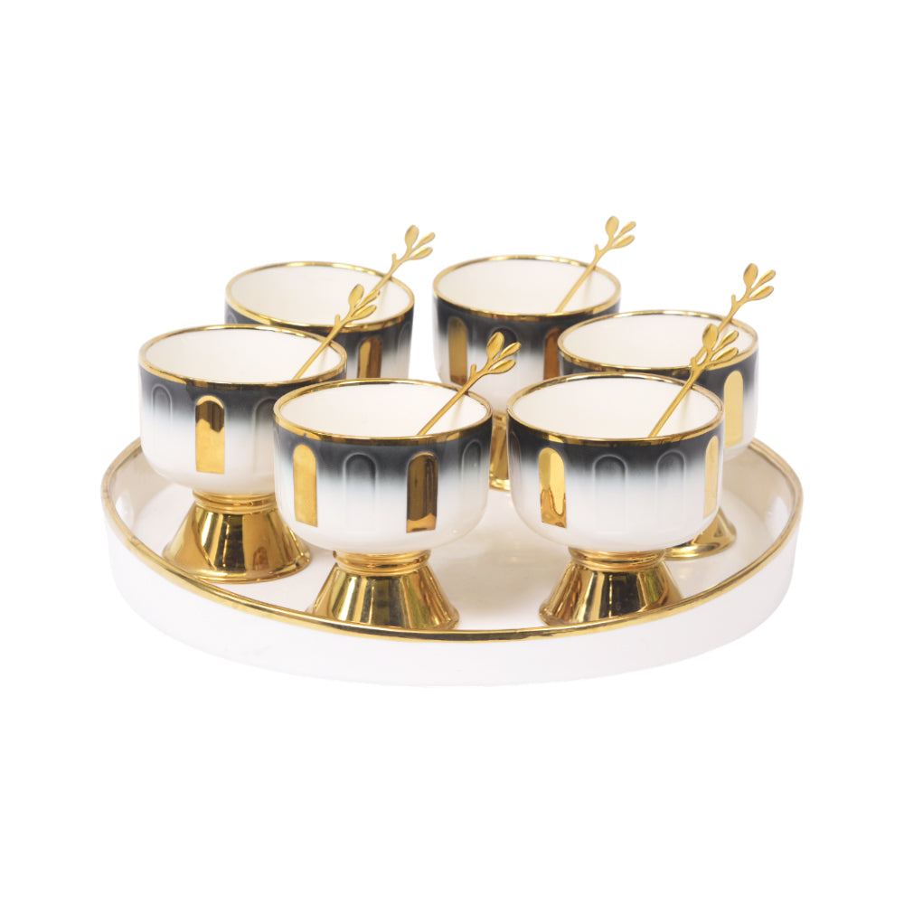 ICE CREAM CUP SET 13PC SHINE COLLECTION IC03-13S