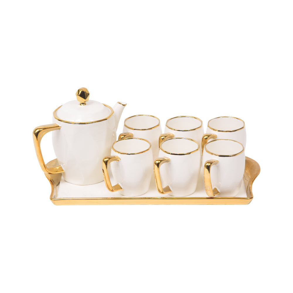 COFFEE SET 9PC CERAMIC SHINE COLLECTION 379G-8/S