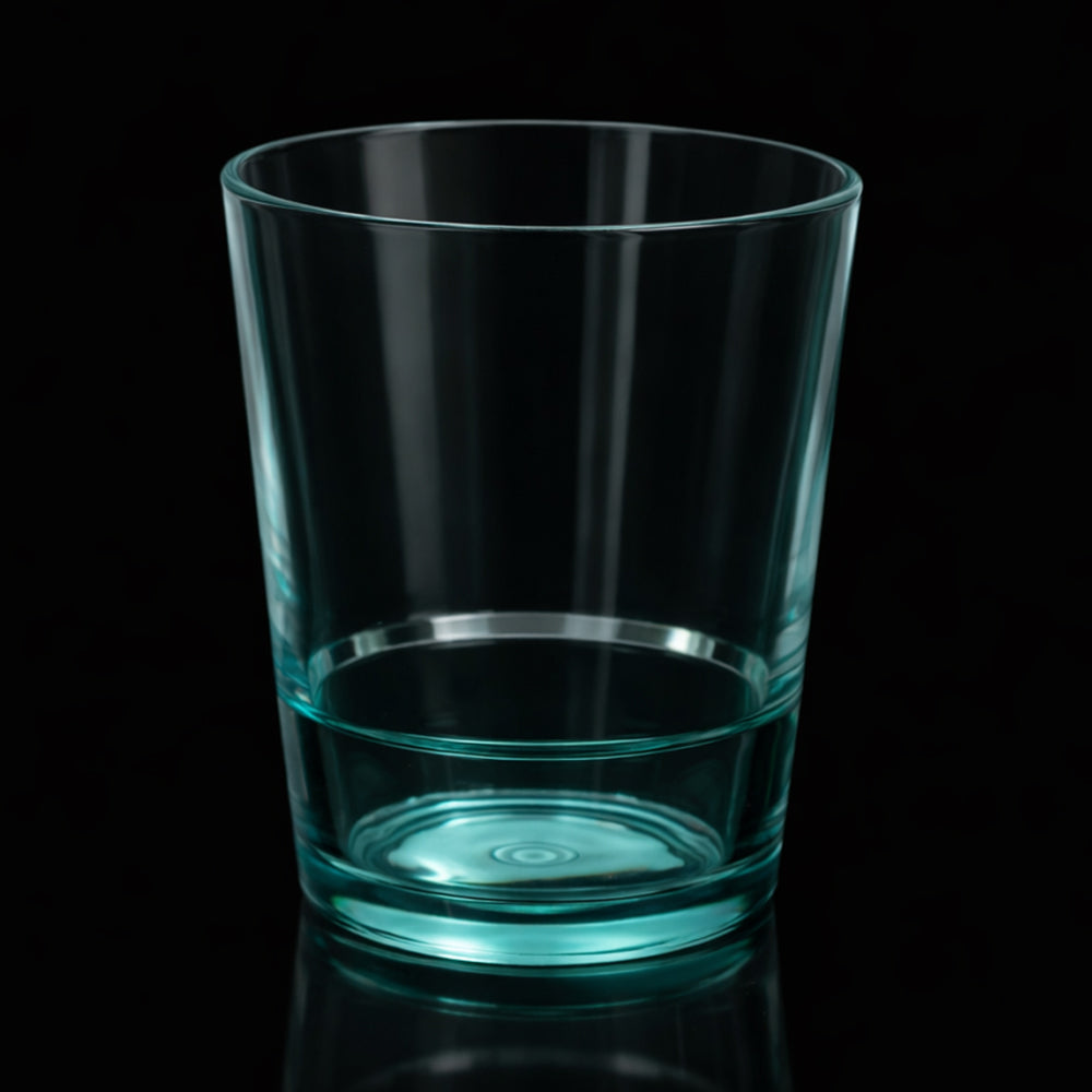 GLASS ACRYLIC KJ25 COLOUR GREEN (Pack of 6)