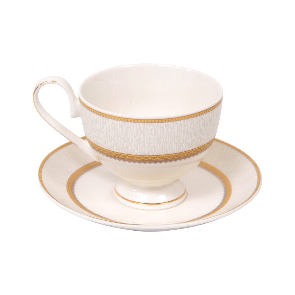 CUP & SAUCER SET 6PC ROYAL BISTRO IR YS24006-1A