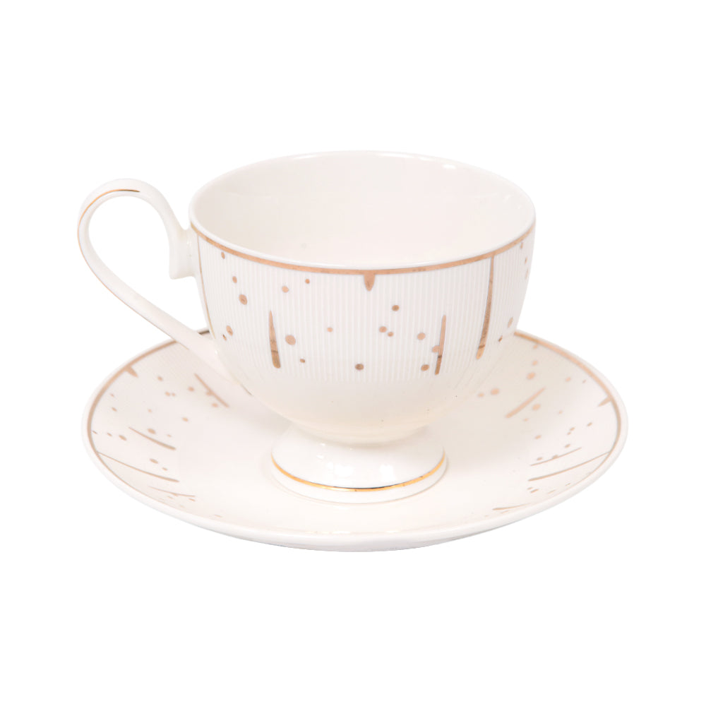 CUP & SAUCER SET 6PC ROYAL BISTRO IR YS23042