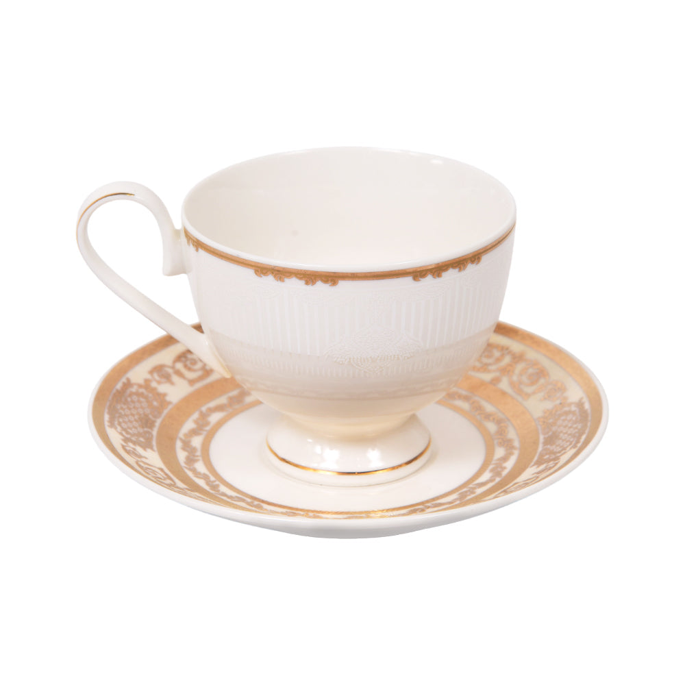 CUP & SAUCER SET 6PC ROYAL BISTRO IR YS23155