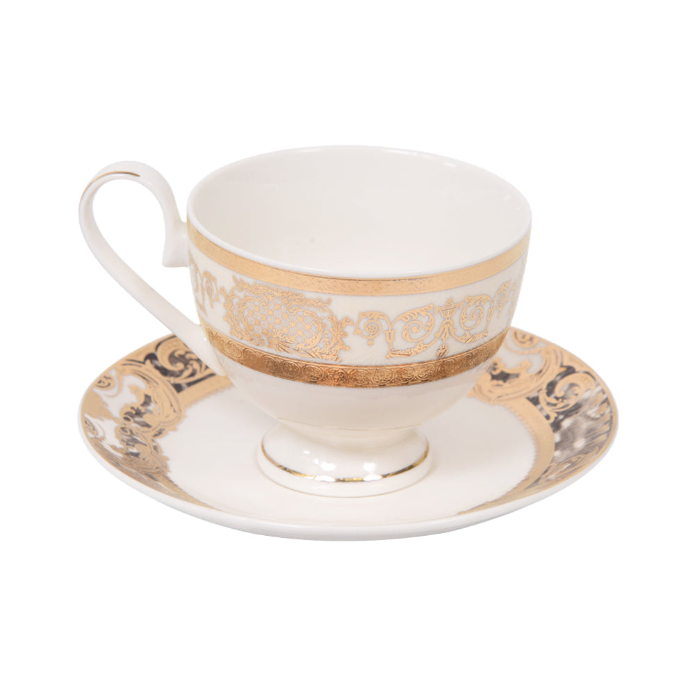 CUP & SAUCER SET 6PC ROYAL BISTRO IR YS24037