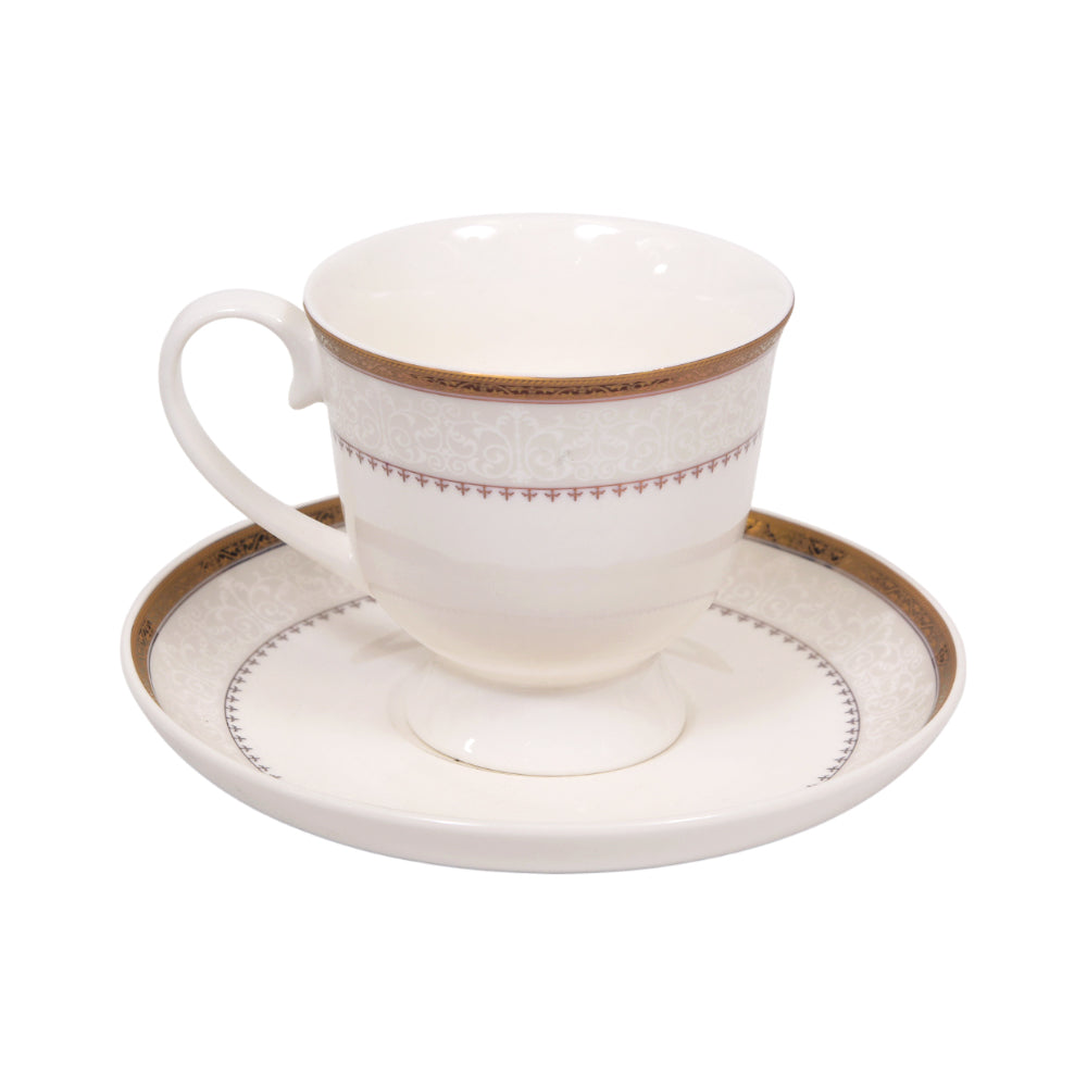 CUP & SAUCER BONE CHINA HS005 TMC (Pack 6)