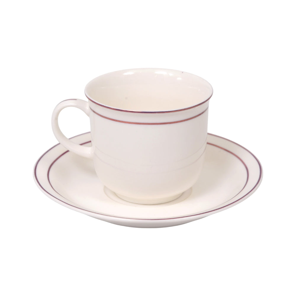 CUP & SAUCER BONE CHINA QUEEN GGK (Pack 6)