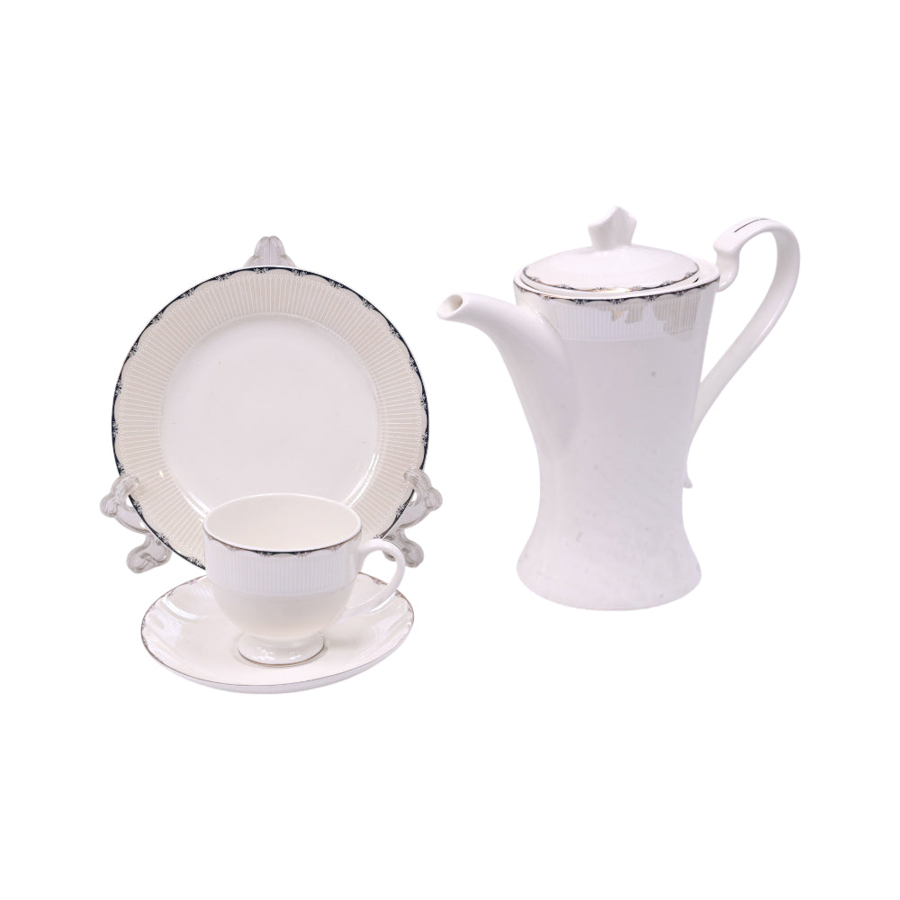 TEA SET 24PC BONE CHINA ONE MORE FQ10