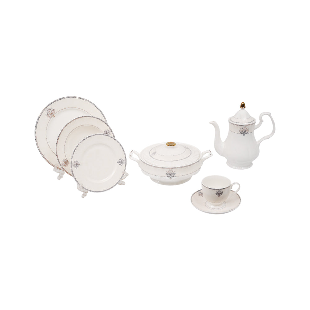 DINNER SET 61PC BONE CHINA NG754 KC