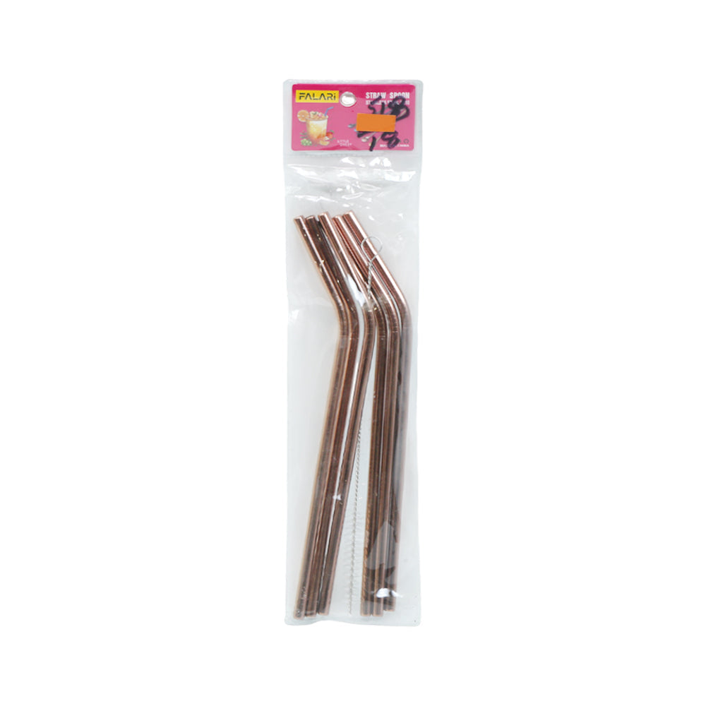 STRAW STEEL 7PC SET COPPER