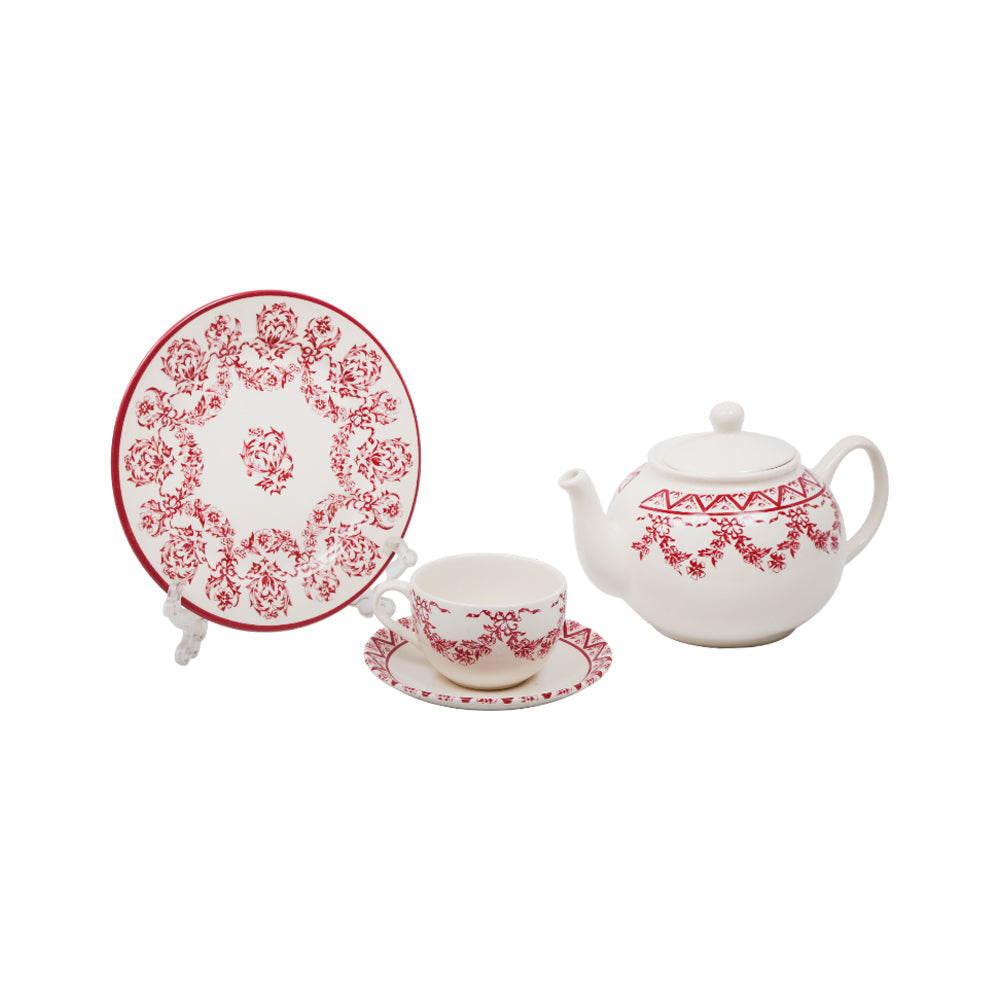 TEA SET 24PC CLAYTON 1504PS