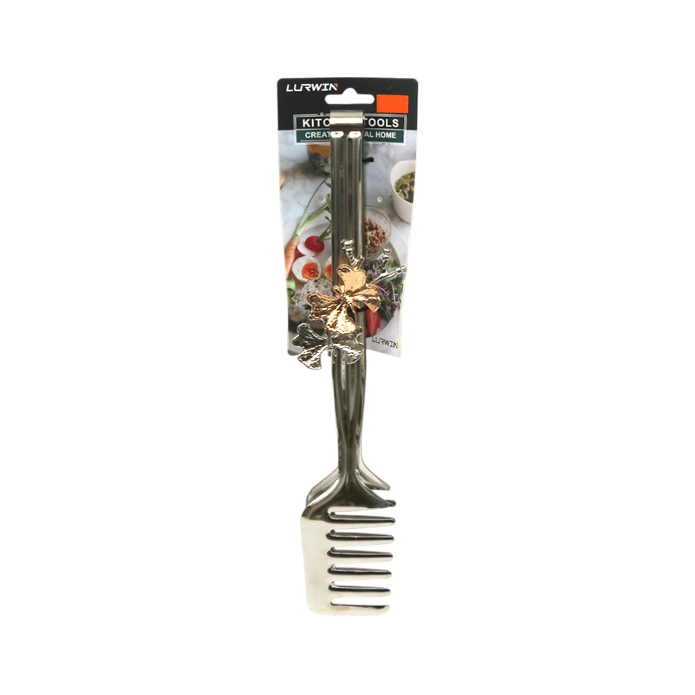 TONG SERVING STEEL SILVER LARGE 26/LY1003 ZIK