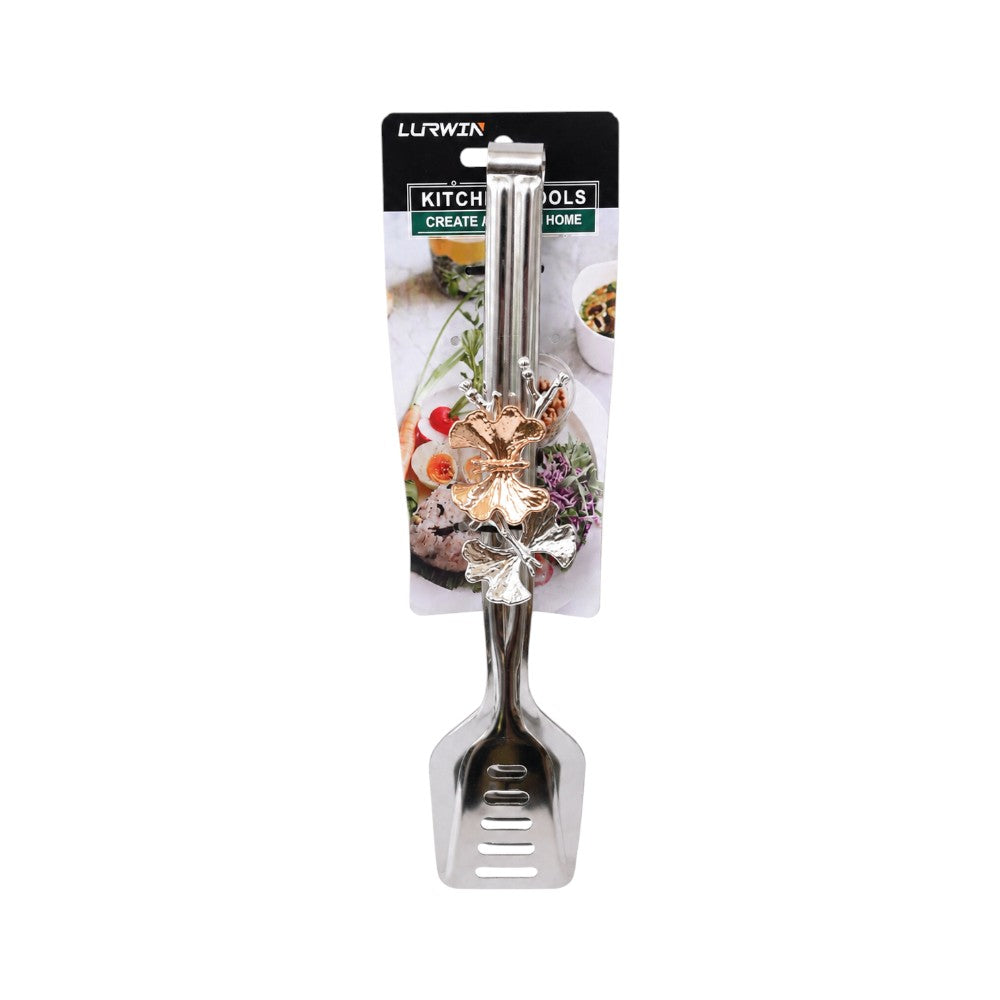 TONG SERVING STEEL SILVER LARGE 27/LY1003 ZIK