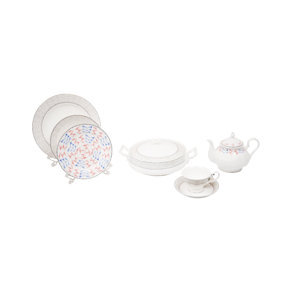DINNER SET 61PC BONE CHINA YS001 ET