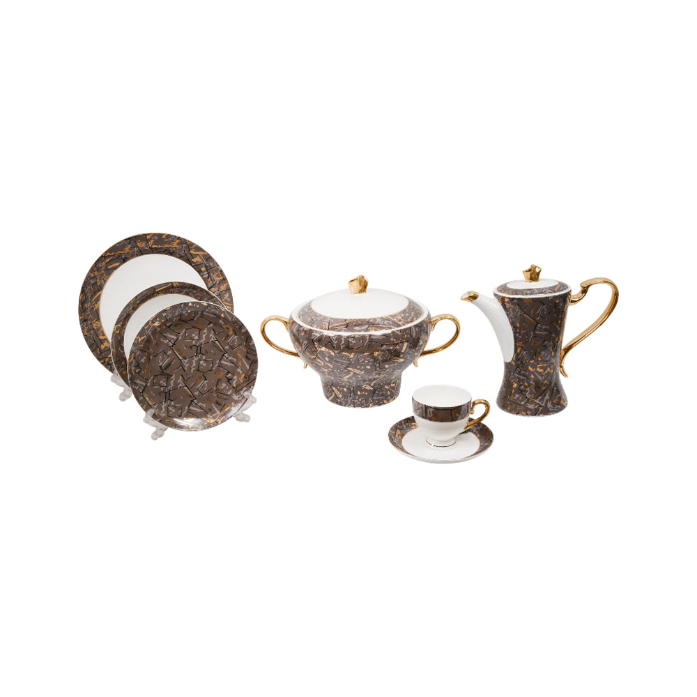 DINNER SET 61PC SUPER BONE XFQ-2 JT