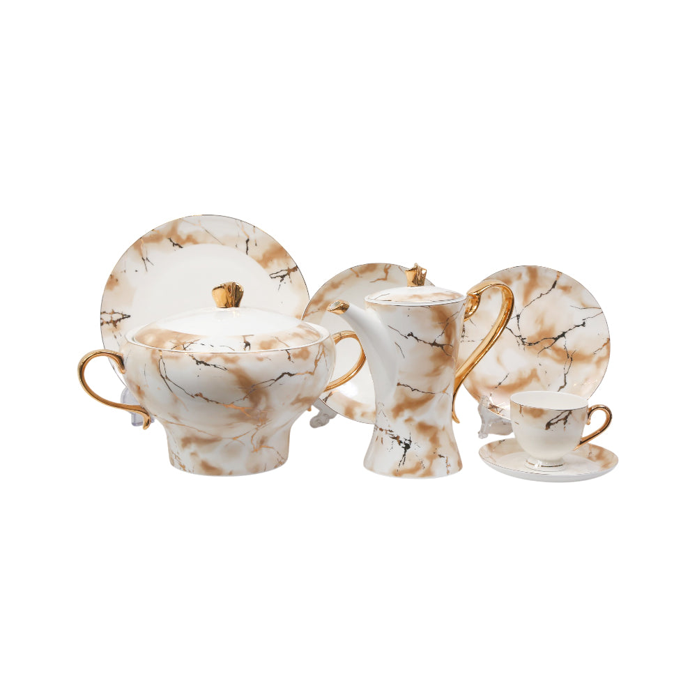 DINNER SET 61PC SUPER BONE XFQ-4 JT