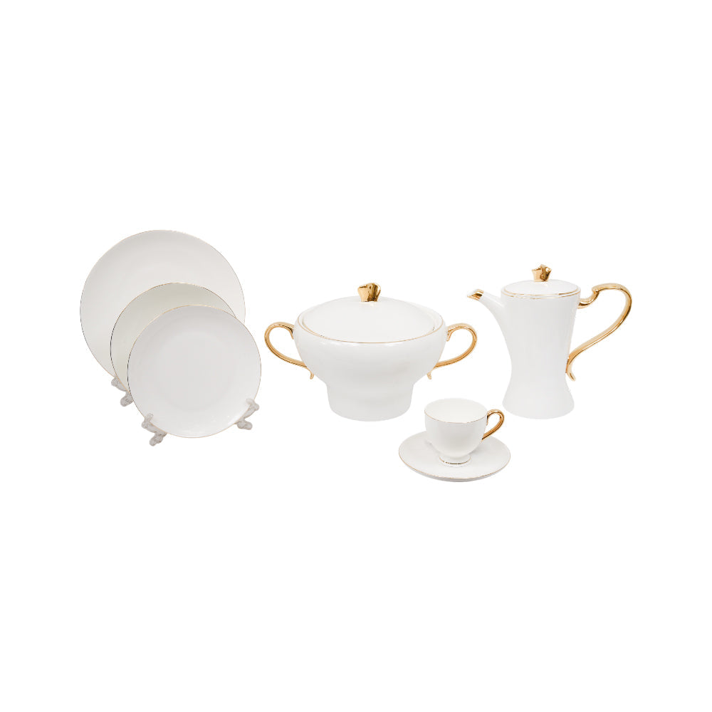 DINNER SET 61PC SUPER BONE XFQ-5 JT