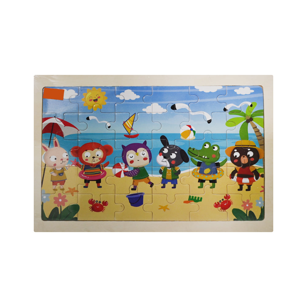 SSS1946  WOODEN PUZZLE CARTOON