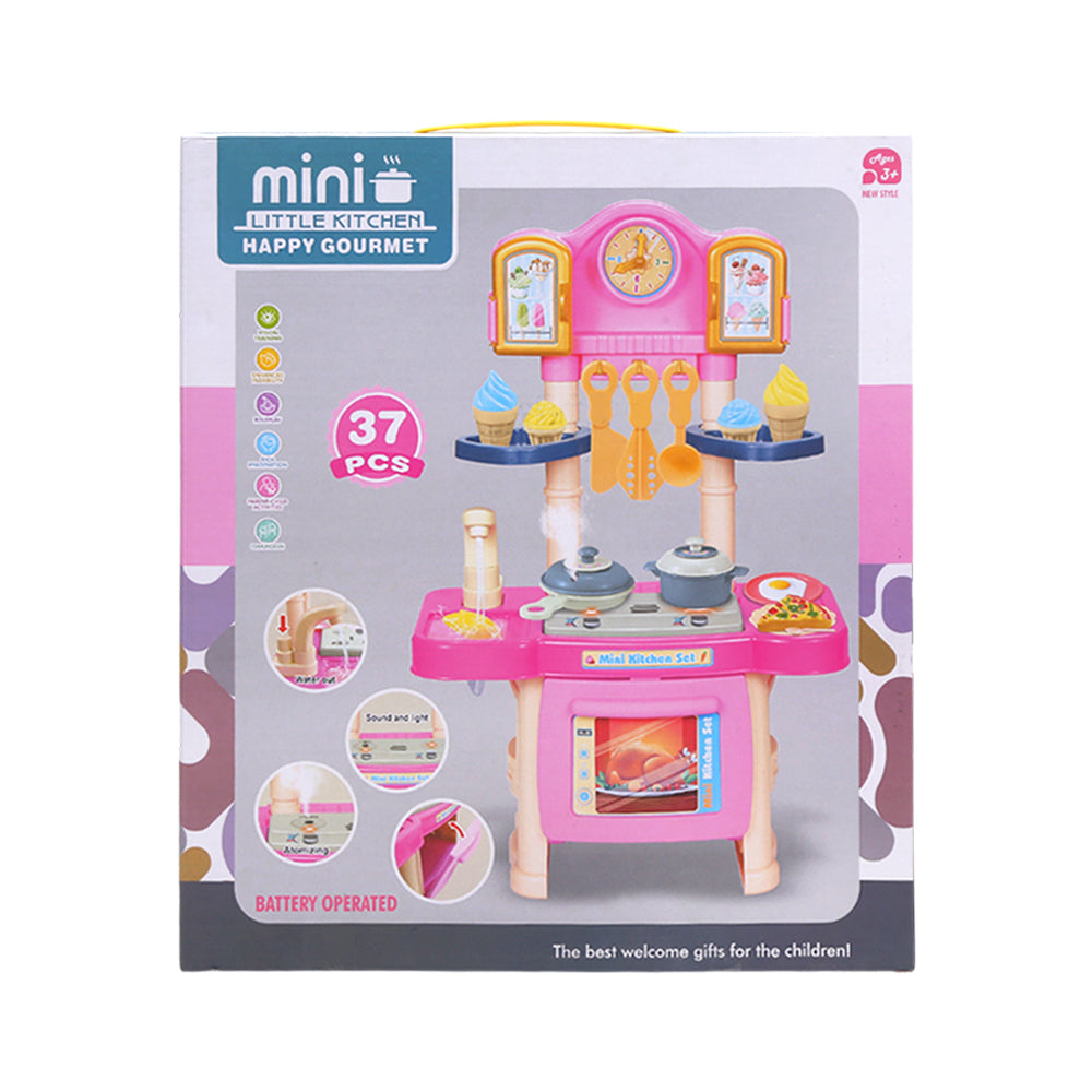 3955 MUSICAL KITCHEN PINK W-SMOKE A.I