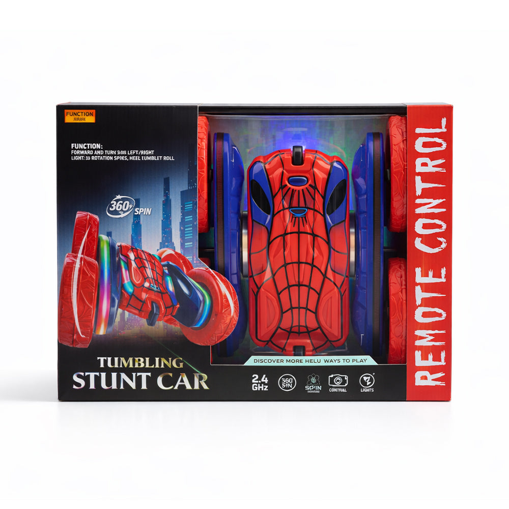 H01C SPIDERMAN STUNT CAR W-USB R/C A.I