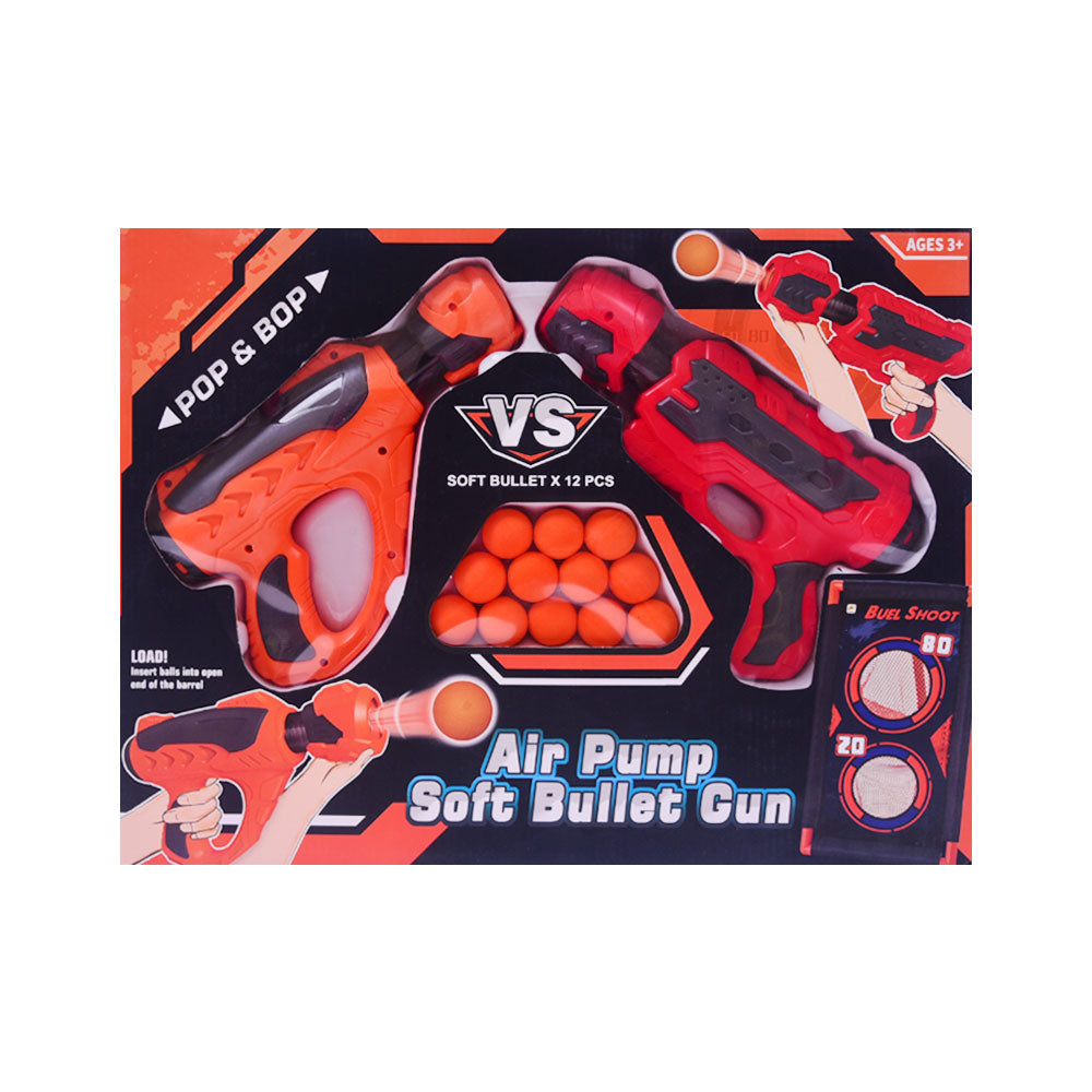 912-3D SOFT BALL GUN 2PC W-TARGET A.I