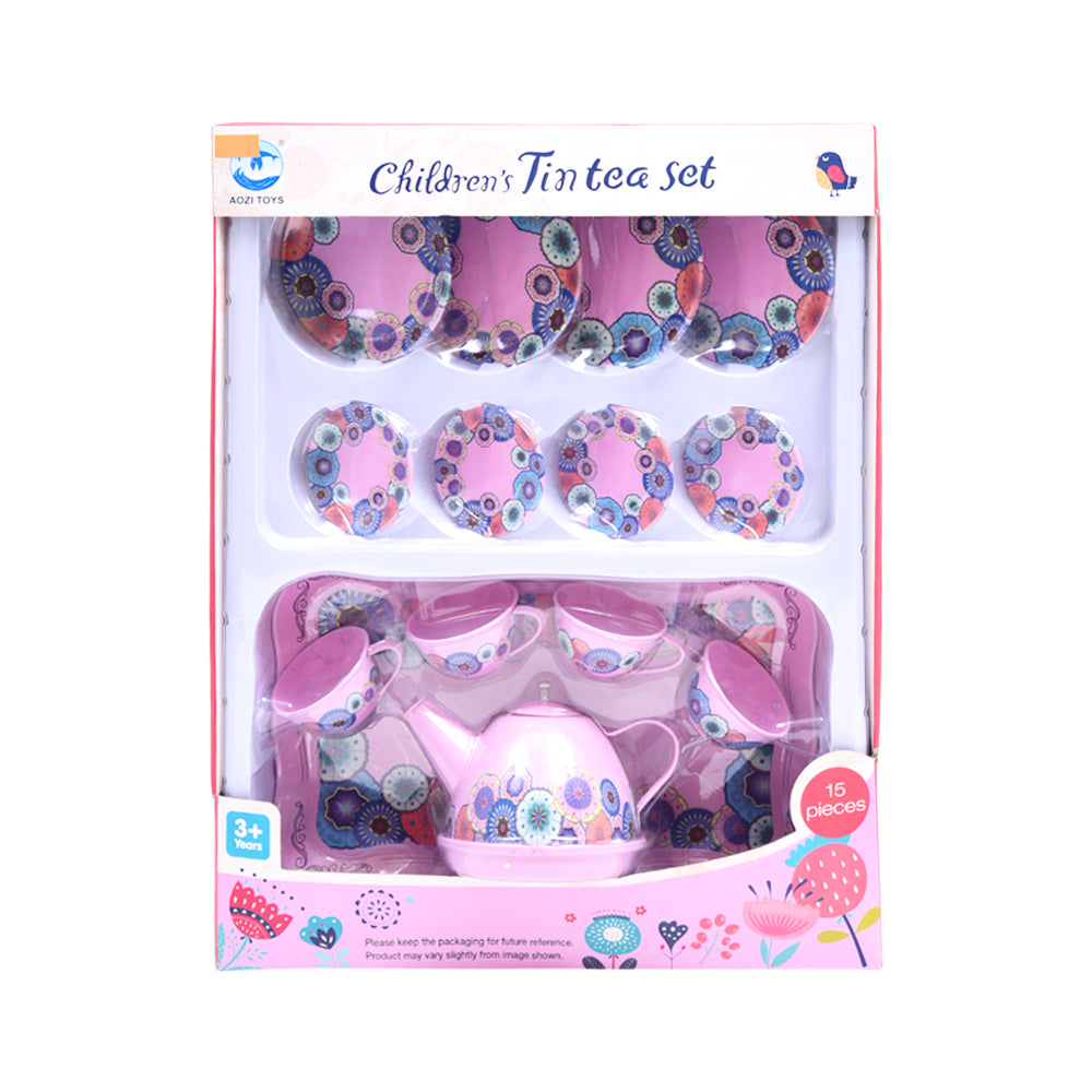998-4A TEA SET PINK A.I
