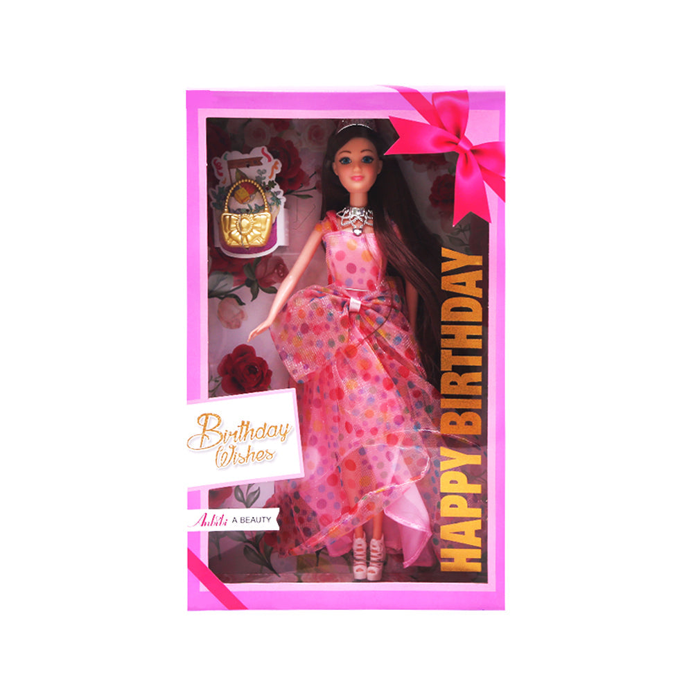 280-1 BIRTHDAY DRESS DOLL 11.5INCH A.I