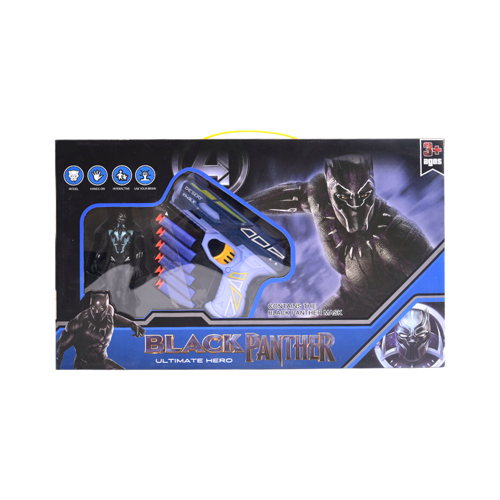 0812B-5 BLACK PANTHER SOFT GUN SET A.I