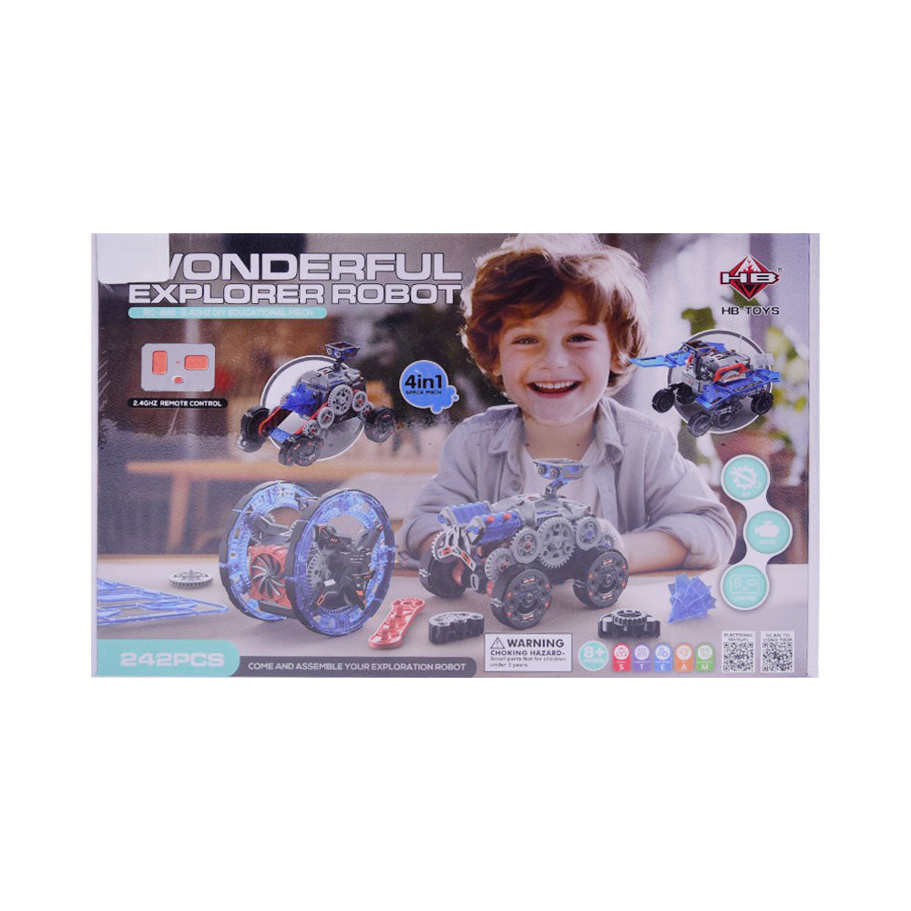 SJ01 Wonderful Explorer Robot 4IN1 Ir 442PCS