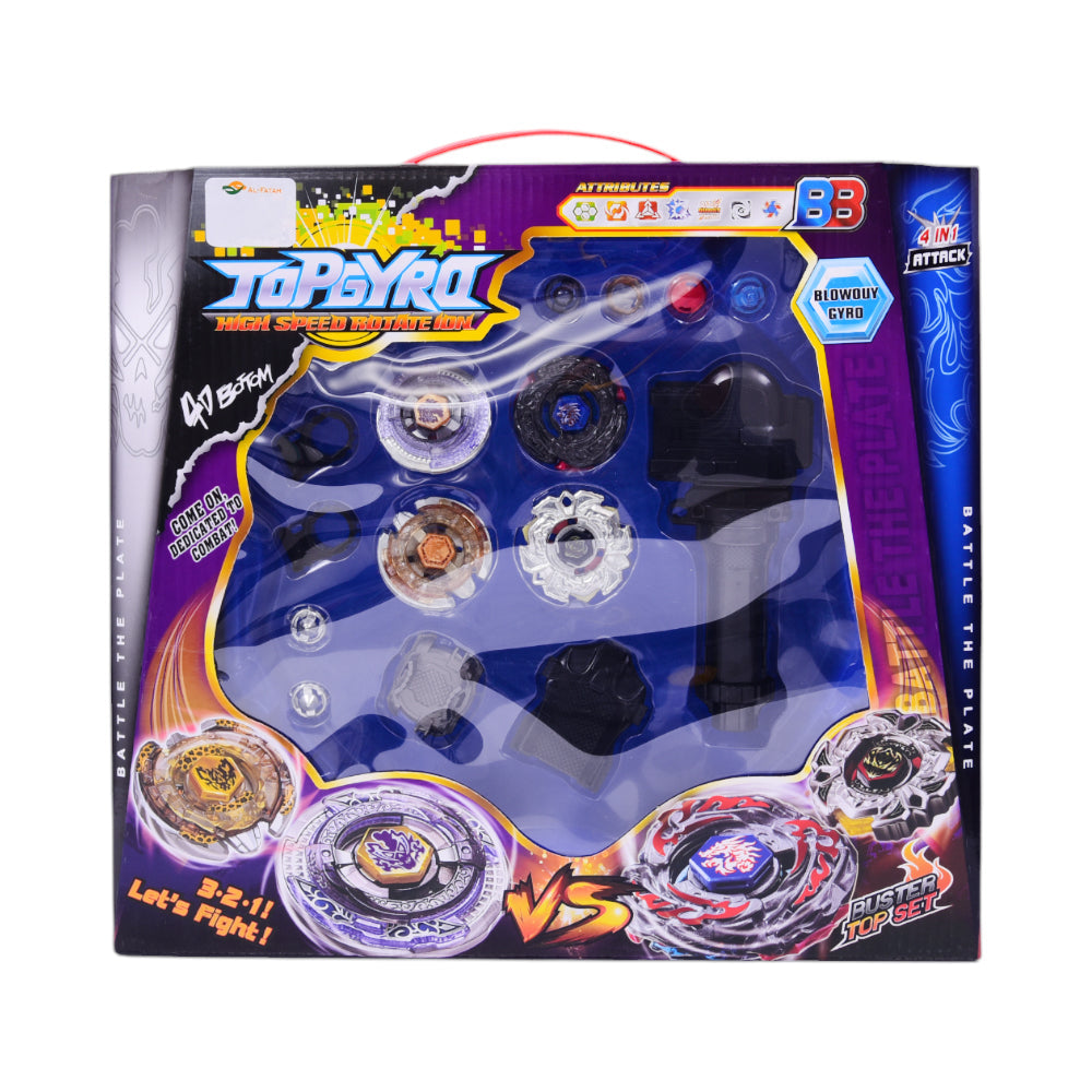 BB747A-1 TOPGYRO BAYBLADE SET 4IN1 IR