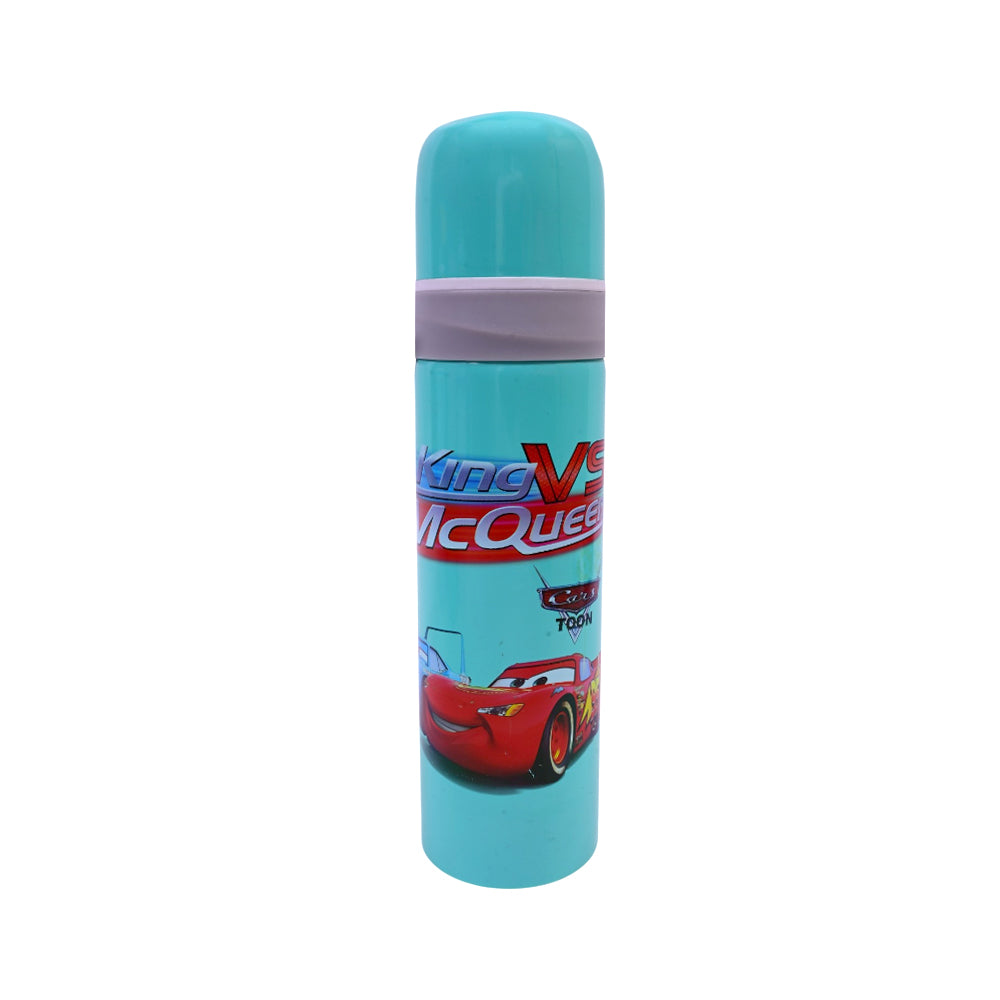 1026 STEEL WATER BOTTLE W-CUP MIX CHARACTOR