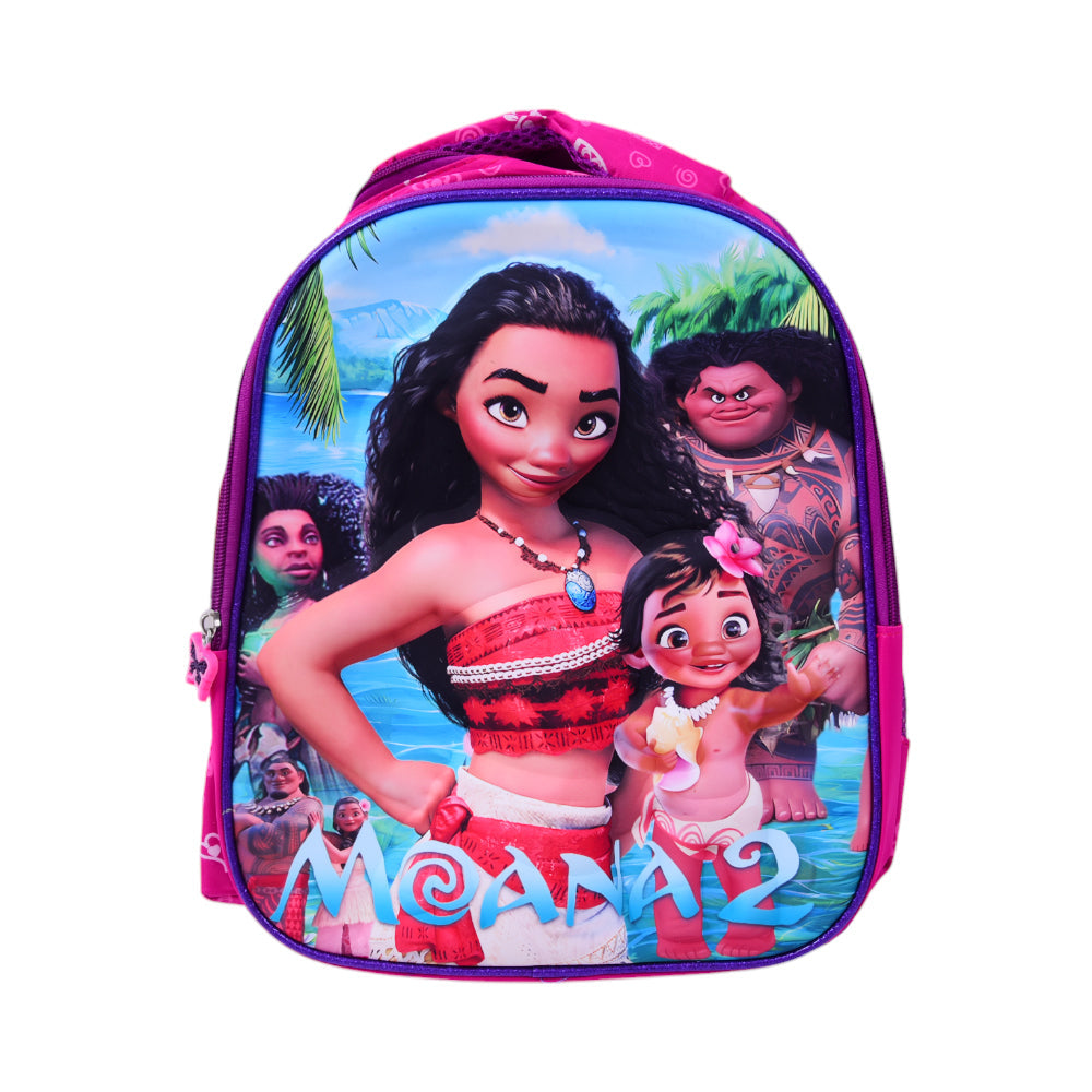 10862-8 Kids School Backpack Moana Embossed Ir 12INCH